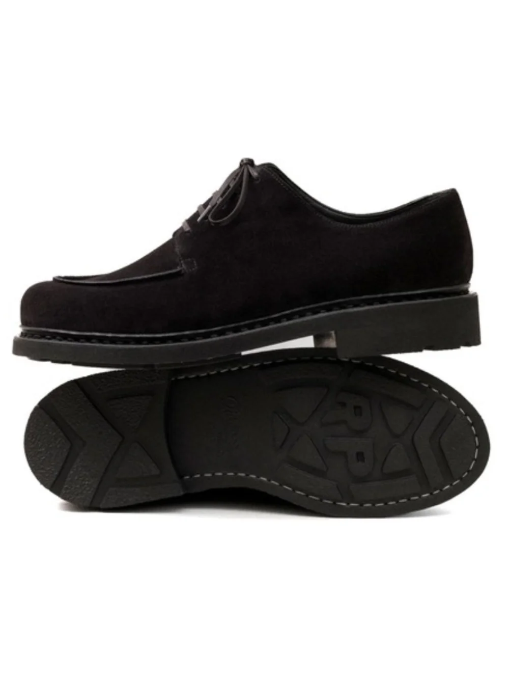 Arpenteur Paraboot Oxfords Black Suede Lace-Up Men’s Derby Shoes 9.5